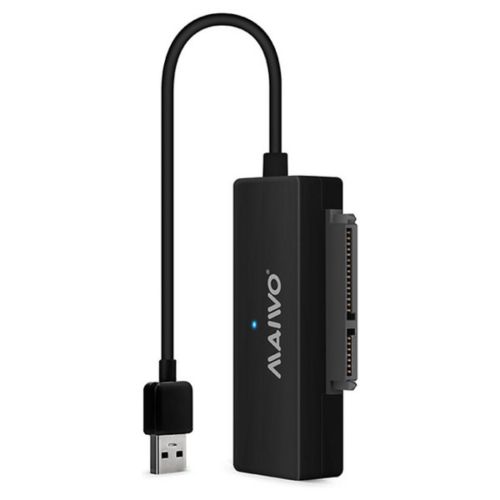 Адаптер Maiwo USB 3.0 to HDD SATA 2,5/3,5/5,25/SSD, PA 2V/2A black (K10435A)