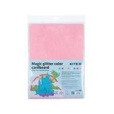 Цветной картон Kite А4, с волшебным глиттером 8 листов/8 цветов (K22-423)