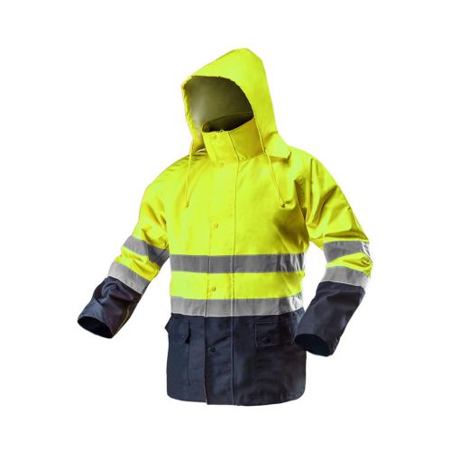 Куртка робоча Neo Tools підвищеної видимості, Oxford 300 D, жовта, р. XXL (81-720-XXL)