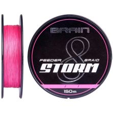 Шнур Brain fishing Storm 8X 150m 0.08mm 11lb/4.8kg Pink (1858.51.87)