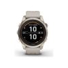 Смарт-часы Garmin fenix 7S Pro Saph Solar, Soft Gold SS w/Lt. Sand Band, GPS (010-02776-15) - Изображение 1