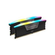 Модуль памяти для компьютера DDR5 32GB (2x16GB) 6000 MHz Vengeance RGB Black Corsair (CMH32GX5M2D6000C36)