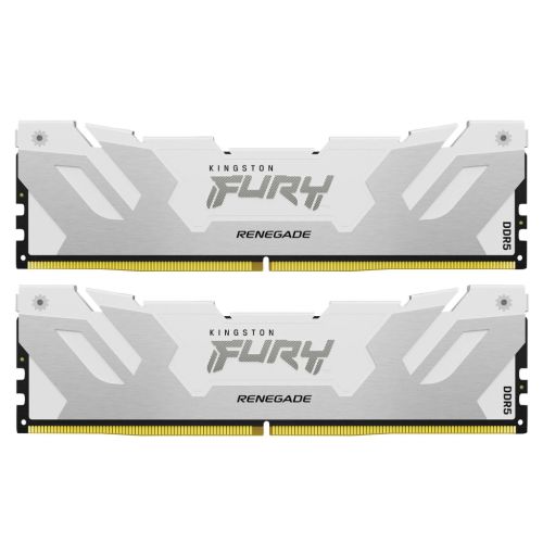 Модуль памяти для компьютера DDR5 64GB (2x32GB) 6000 MHz Renegade White Kingston Fury (ex.HyperX) (KF560C32RWK2-64)