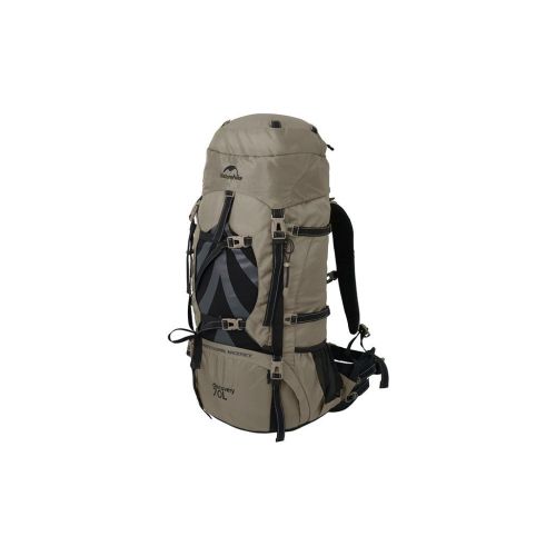 Рюкзак туристический Naturehike NH70B070-B 70 л + 5 л світло-коричневий (6975641887461)