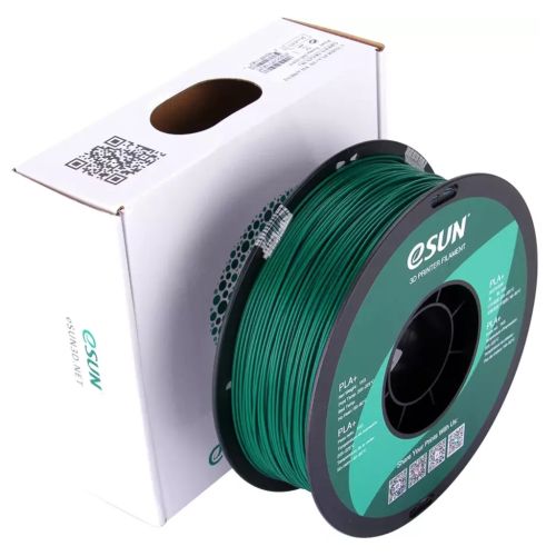 Пластик для 3D-принтера eSUN PLA+ P1.75мм, 1кг, green (PLA+P175G1)