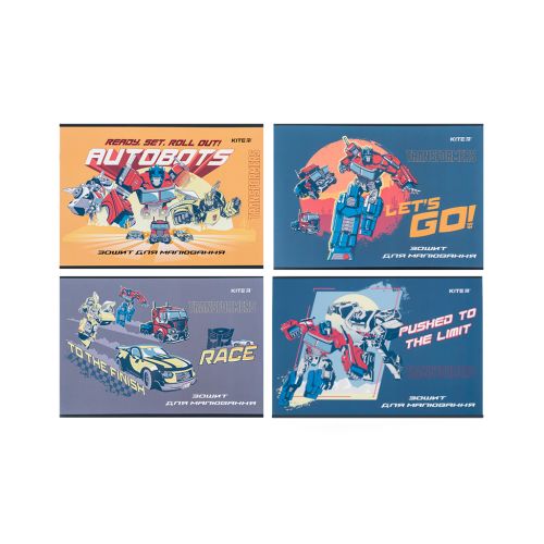 Альбом для рисования Kite Transformers, 12 листов (TF24-241)