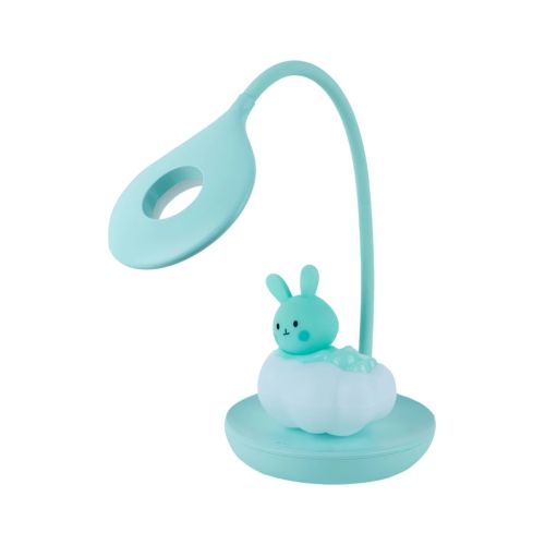 Настольная лампа Kite Cloudy Bunny LED с аккумулятором, зеленая (K24-493-1-4)