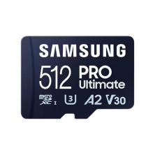 Карта пам'яті Samsung 512GB microSDXC class 10 UHS-I U3 V30 A2 Pro Ultimate (MB-MY512SA/WW) Карта пам'яті Samsung 512GB microSDXC class 10 UHS-I U3 V30 A2 Pro Ultimate (MB-MY512SA/WW)