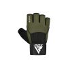 Рукавички для фітнесу RDX W3 with EVA Padding Army Green S (WGS-W3AG-S+) - Зображення 1