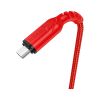 Дата кабель USB 2.0 AM to Micro 5P 1.0m 2.4A nylon X59 red HOCO (6931474744906) - Зображення 1