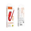 Дата кабель USB 2.0 AM to Micro 5P 1.0m 2.4A nylon X59 red HOCO (6931474744906) - Зображення 2