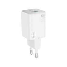 Зарядное устройство HOCO N41 Almighty 1xUSB-C PD20W + 1xUSB QC3.0 White (6942007617031)