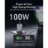 Зарядний пристрій Anker GaNPrime 100W 2xUSB-C PD + 1xUSB-A Foldable Silver (A2688341) - Зображення 2
