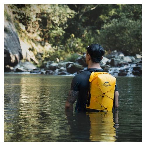 Рюкзак туристичний Naturehike NH21FSB04, 40л, жовтий (6927595788257)