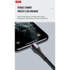 Дата кабель USB 2.0 AM to Lightning 1.0m 2A zinc alloy black XO (NB138-L-1-BK) - Зображення 3