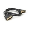 Кабель мультимедийный DVI M to DVI M 1.5m 24+1pin black Merlion (YT-DVI(M)/(M)NY-1.5mB) - Изображение 1
