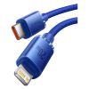 Дата кабель USB-C to Lightning 2.0m 20W blue Baseus (CAJY000303) - Зображення 1