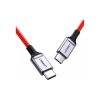 Дата кабель USB 2.0 AM to USB-C 1.0m US294 red Ugreen (60186) - Изображение 1