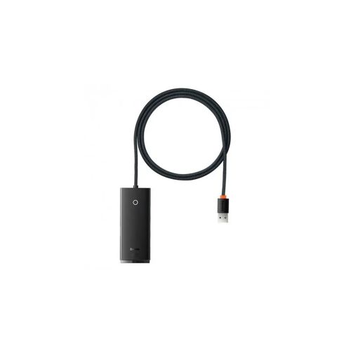 Концентратор Baseus USB 3.0 to 4xUSB 3.0 1.0m black (WKQX030101)