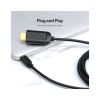 Кабель мультимедийный USB-C to HDMI M 1.5m black Vention (CGUBG) - Изображение 2