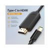 Кабель мультимедийный USB-C to HDMI M 1.5m black Vention (CGUBG) - Изображение 3
