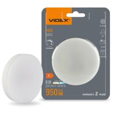 Лампочка Videx LED GX53D 10W 4100K 220V димерна (VL-GX53D-10534)