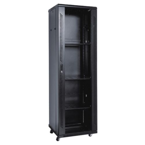Шкаф напольный 42U 19 600x1000 RAL9004 Kingda (KD-002-6042)