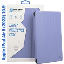 Чехол для планшета BeCover Tri Fold Soft TPU mount Apple Pencil Apple iPad Air 5 (2022) 10.9 Purple (708455)