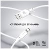 Дата кабель USB 2.0 AM to Type-C 1.0m AR12 3A white Armorstandart (ARM59530) - Зображення 1