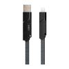 Дата кабель USB 2.0 AM/USB-C to Lightning + Type-C 1.5m PD-B96th Black Proda (PD-B96th-BK) - Зображення 1