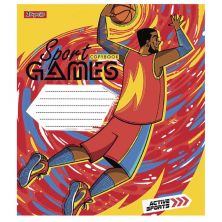 Зошит 1 вересня А5 Sport games 36 аркушів, клітинка (766674)