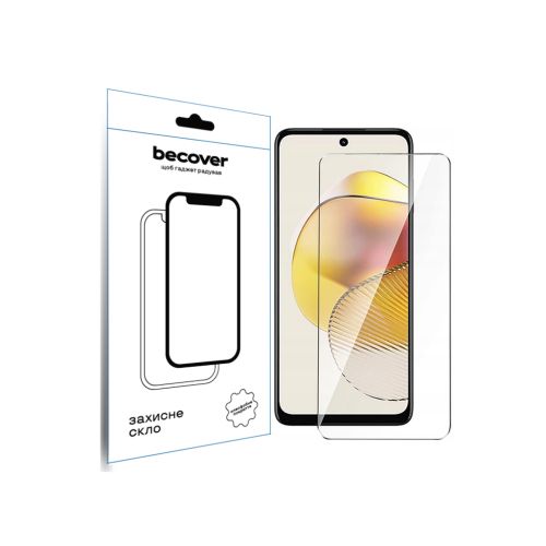 Стекло защитное BeCover Motorola Moto G73 3D Crystal Clear Glass (709738)