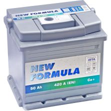 Аккумулятор автомобильный NEW FORMULA 50Ah Ев (-/+) 420EN (5502204209)