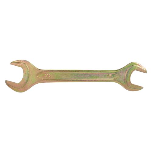 Ключ Sigma рожковый 19x22мм желтый цинк (6025221)