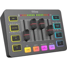 Мікшерний пульт Fifine Sound Card Black (SC3)