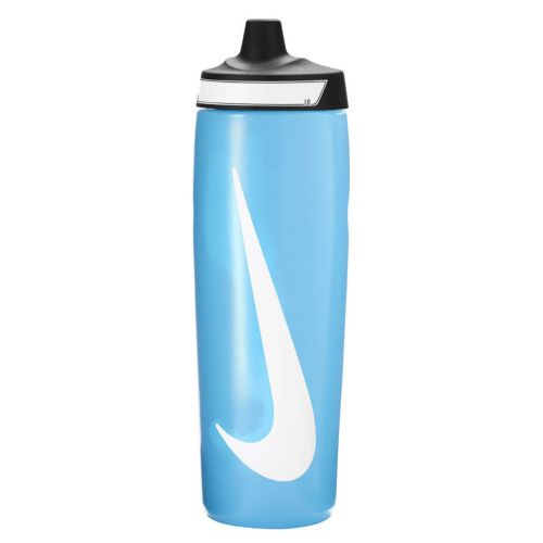 Бутылка для воды Nike Refuel Bottle 24 OZ блакитний, чорний, білий 709 мл N.100.7666.422.24 (887791745286)