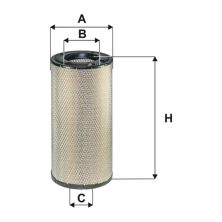 Повітряний фільтр для автомобіля Wixfiltron 93326E