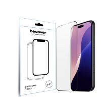 Стекло защитное BeCover Apple iPhone 16 Pro Max Black (712125)