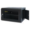 Шафа настінна GEAR 6U 19 600x450x350 мм, + полка 19, black (GWMSN-6U-600-450) - Зображення 1