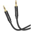 Кабель мультимедийный 3.5mm M to 3.5mm M 1.0m UPA30 Friend AUX Black HOCO (6942007625463) - Изображение 1