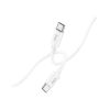 Дата кабель USB-C to USB-C 1.0m Magic silicone PD 60W X87 white HOCO (6931474783264) - Изображение 2