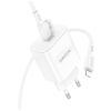 Зарядний пристрій BOROFONE BA81A USB-C PD20W + cable USB-C to Lightning White (6941991108198) - Зображення 3