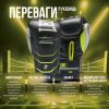 Боксерские перчатки Leone GN110F Revo Fluo Black 12 унцій (GN110F_Black_12oz) - Изображение 2