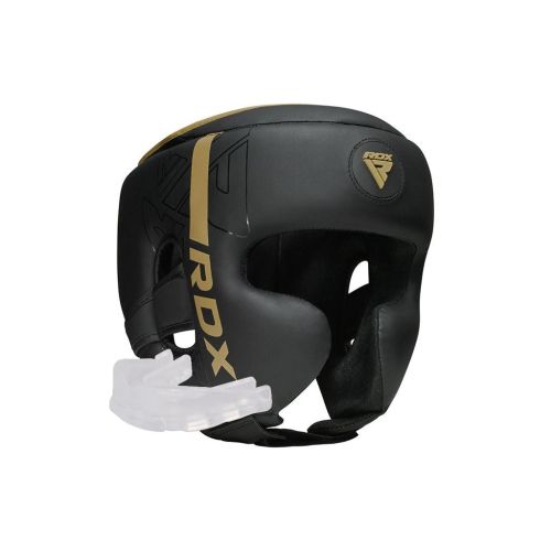 Боксерский шлем RDX F6 Kara Matte Golden S (HGR-F6MGL-S)