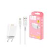 Зарядное устройство Denmen 1xUSB 2.4A + cable USB to Lightning white (DC01L-WH) - Изображение 2