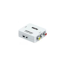 Перехідник HDMI F to 3xRCA F AV 720P/1080P white Voltronic (YT-CM-HDMI/AV-W)