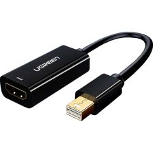 Переходник Mini DisplayPort M to HDMI F 1080p MD112 black Ugreen (10461)