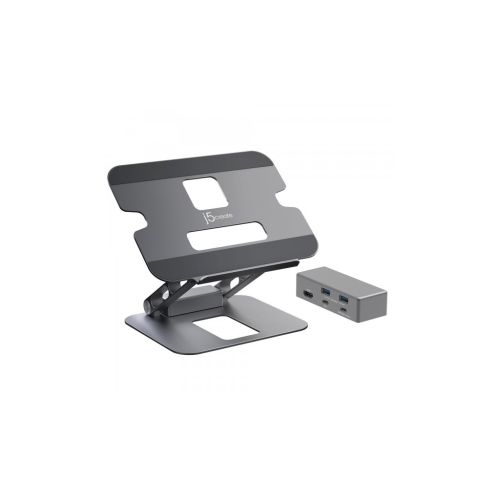 Порт-репликатор J5create Dock-Station USB-C 6-in-1 (HDMI/PD/USB-A/USB-C) (JTS327-N)