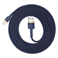 Дата кабель USB 2.0 AM to Lightning 2.0m 1.5A Cafule gold+blue Baseus (CALKLF-CV3)
