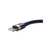 Дата кабель USB 2.0 AM to Lightning 2.0m 1.5A Cafule gold+blue Baseus (CALKLF-CV3) - Изображение 3